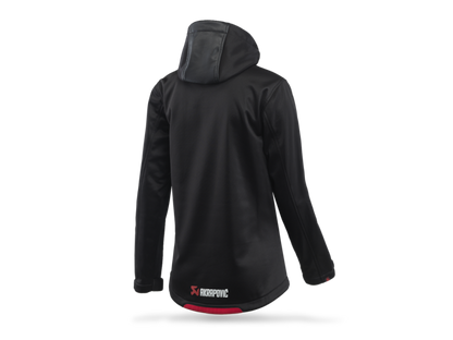 Akrapovic Womens Corpo Softshell Jacket Black - S
