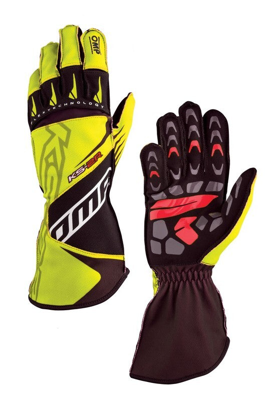 OMP KS-2R GLOVES MY2022 RED/BLACK SIZE XL