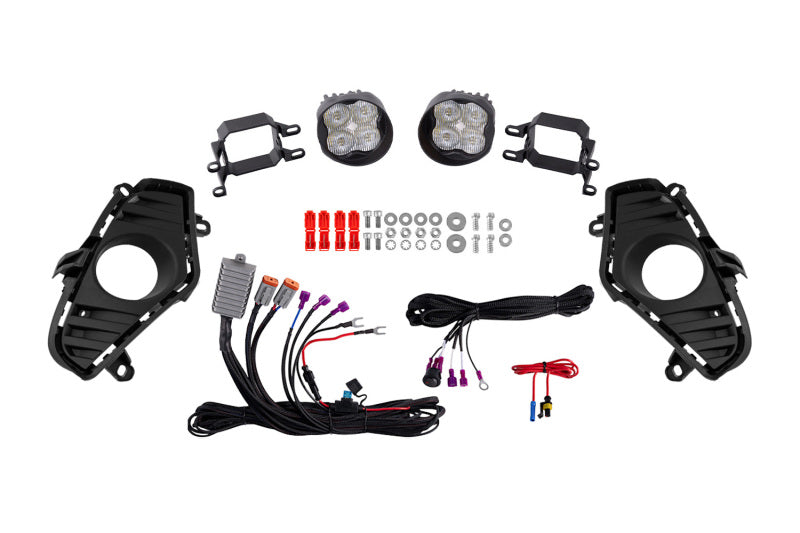 Diode Dynamics 19-22 Toyota RAV4 SS3 Add-On Fog Lamp Kit - White Pro
