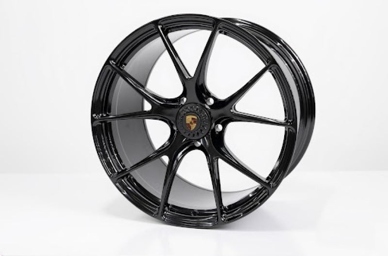 Vossen X Champion RS74 21X9.5 / ET50 / 5X130 / Gloss Black Wheel / Taycan - Front