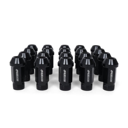BLOX Racing Street Series Forged Lug Nuts - Black 12 x 1.5mm - Set of 16 (New Design)