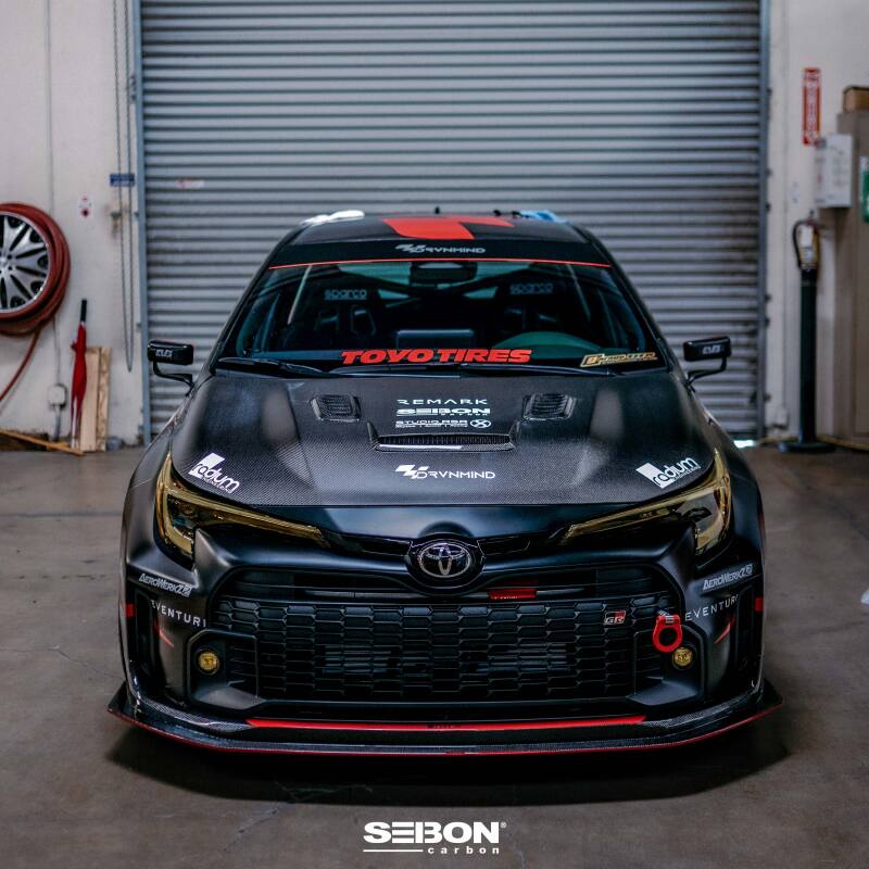 Seibon 2023 Toyota GR Corolla VS-Style Dry Carbon Hood  - Gloss Finish