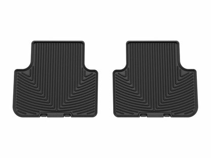 WeatherTech 17-25 Audi Q7 2nd Row Rear All-Weather Floor Mats - Black