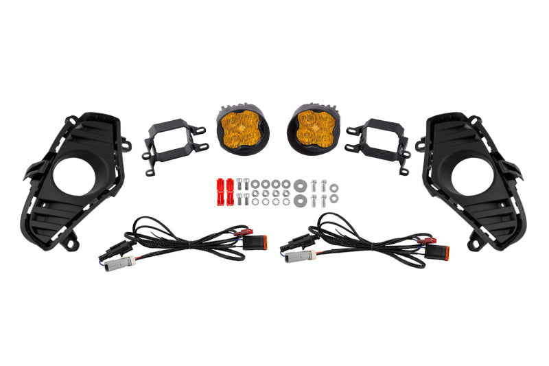 Diode Dynamics 22-25 Toyota RAV4 SS3 Fog Light Kit - Yellow Sport