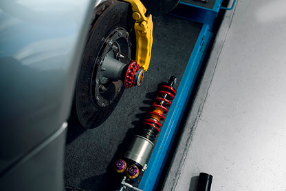 KW 04-05 Porsche Carrera GT Special Edition HLS4 V5 Coilover Kit w/ Red & Blue Springs