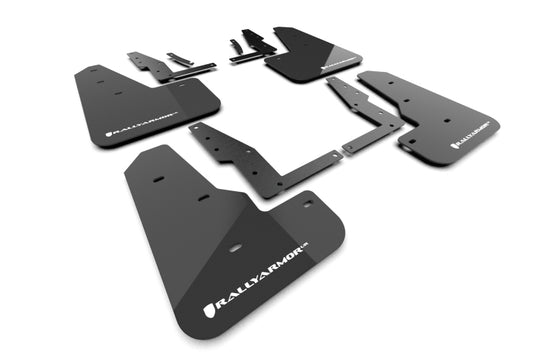 Rally Armor 22-26 22-26 Ford Maverick  Black UR Mud Flaps White Logo