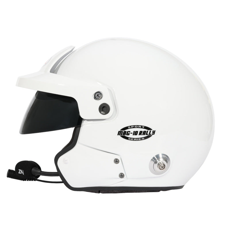 Bell Helmet Mag-10 Rally Sport White (Hans) Med(58-59) Fia8859-2024