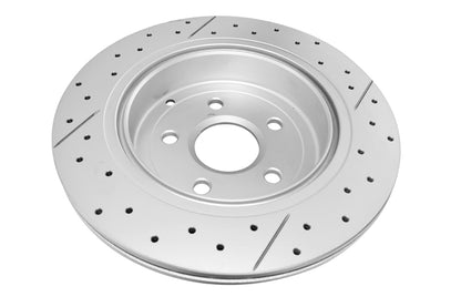 DBA 2009 Pontiac G8 GT 6.0L (V8) Uni-Directional Cross-Drilled/Slotted Rear Rotor