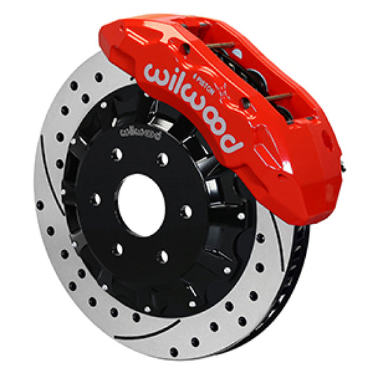Wilwood 16-18 Chevrolet Silverado 1500 LS TX6R Big Brake Truck Front Brake Kit w/ Red Caliper