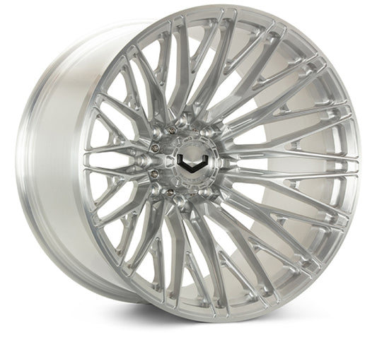 Vossen VFX-04 24x12 - 8x180 - ET44 - Ultra Deep - 124.3 - Brushed Gloss Clear Wheel
