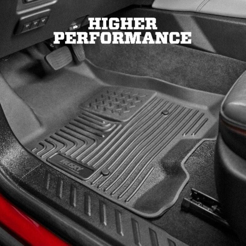 Husky Liners 24-25 Toyota Tacoma Hybrid Weatherbeater Front & 2nd Seat Floor Liners - Black