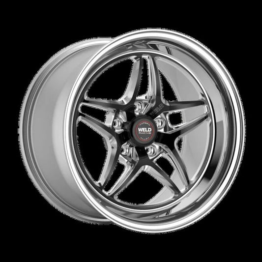 Weld S81 20x10 / 5x115 BP / 4.8in BS Black Wheel (High Pad) - Non-Beadlock