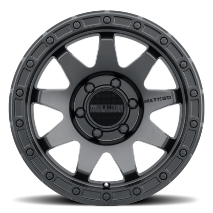 Method MR317 17x9 -12mm Offset 5x5 71.50mm CB Matte Black Wheel