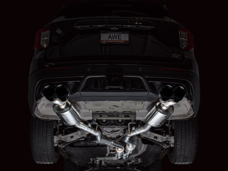 AWE Tuning 20-25 (Only Certain 2026 Models) Ford Explorer ST Touring Ed. Exhaust w/Diamond Blk Tips