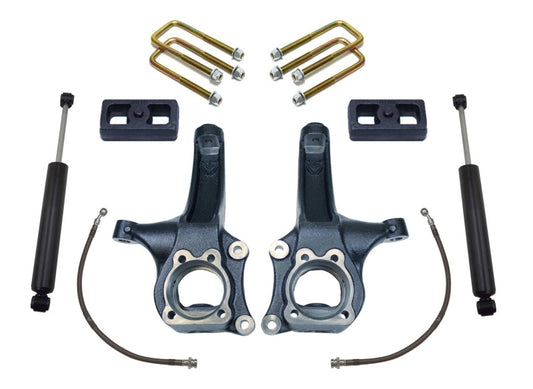MaxTrac 15-18 Chevrolet Colorado 2WD 4in/2in MaxPro Spindle Lift Kit w/MaxTrac Shocks