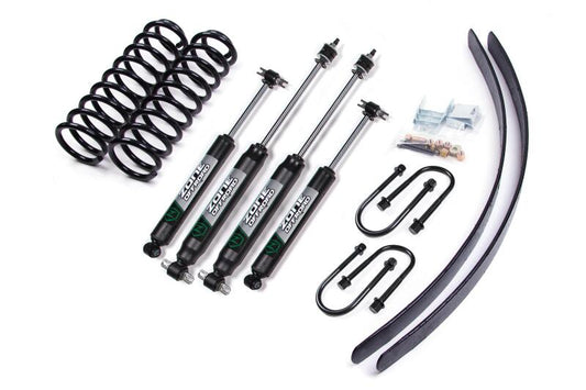 Zone Offroad 84-01 Jeep XJ 3in Kit w/Dana35 Axle