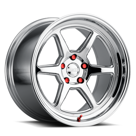 Kansei K14X Roku 18x10.5in / 5x114.3 BP / 12mm Offset / 73.1mm Bore - Chrome Wheel