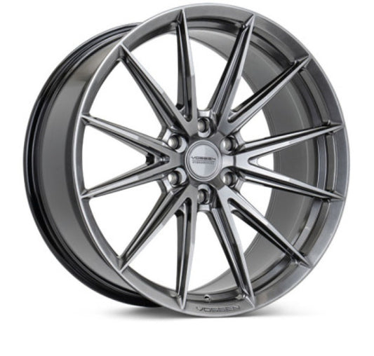 Vossen HFX-2 17x9 - 6x139.7 - ET0 - Super Deep - 106.1 - Hyper Gunmetal Wheel