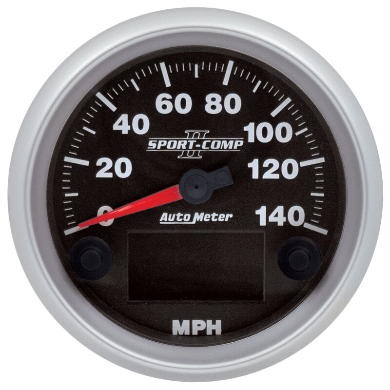 Autometer Sport-Comp II 3-3/8in 140MPH SPN 84 Speedometer