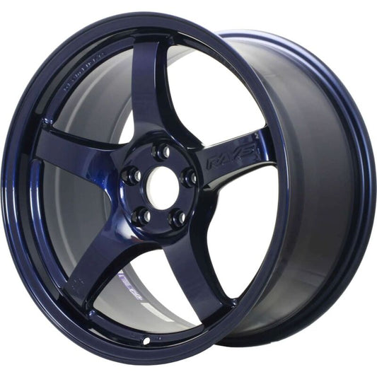 Gram Lights 57CR 18x10.5 +22 5x114.3 Eternal Blue Pearl Wheel