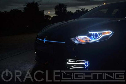 Oracle 13-16 Dodge Dart LED Headlight Halo Kit - Red