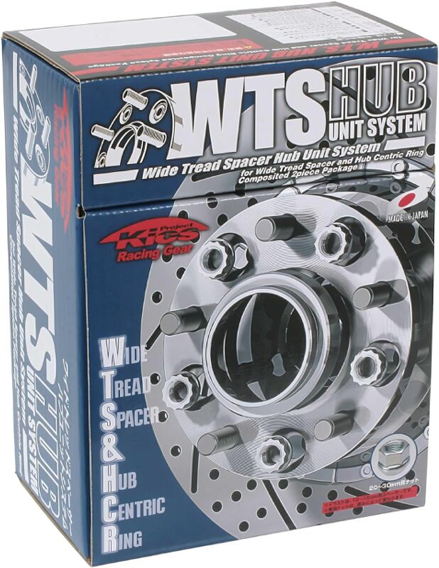 Project Kics 12X1.25 5x114.3 66mm Hub Wide Tread Spacers - 20mm