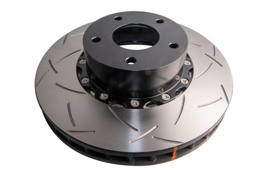 DBA 05 Pontiac GTO Front Slotted 5000 Series 2 Piece Rotor Assembled w/ Black Hat