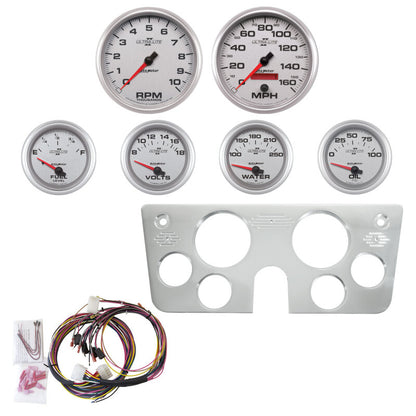 Autometer 67-72 Chevrolet Truck Direct Fit Dash Kit - ULTRA-LITE II