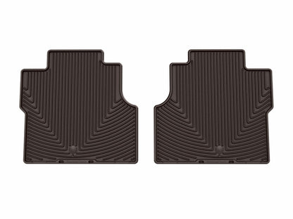 WeatherTech 25-26 Lincoln Navigator 2nd Row Rear All-Weather Floor Mats - Cocoa