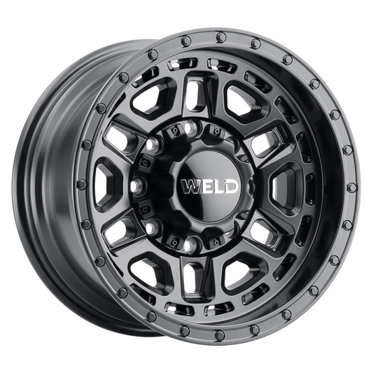 Weld Crux 20x10 / 8x180 / 4.75 BS / 124.3 HB - Satin Black - Non-BL Wheel