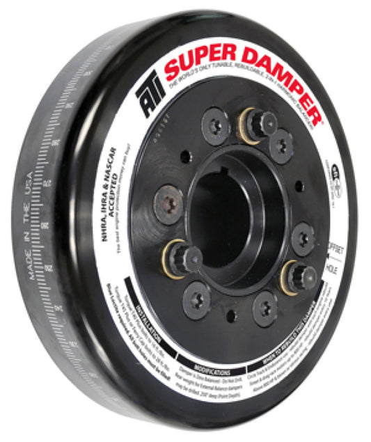 ATI Damper - 7.074in - Alum - Chevy SB / 90 Deg V6 - Pont 4 Cyl - 3 Ring