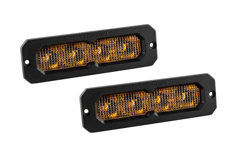 Diode Dynamics SS6 Max Yellow Combo Flush ABL (pair) 3000K