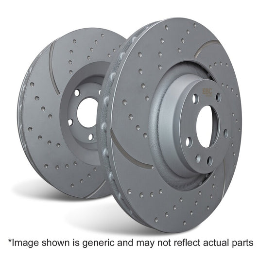 EBC 2013+ Fiat 500L 1.4L Turbo GD Sport Front Rotors