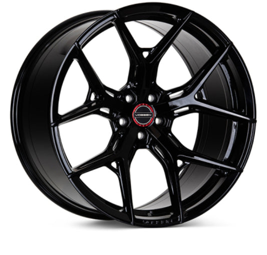 Vossen HF-5 19x9.5 - 5x114.3 - ET25 - Deep Face - 73.1 - Gloss Black Wheel