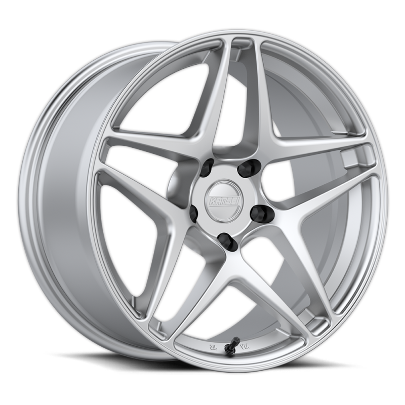 Kansei K15G Astro 18x8.5in / 5x114.3 BP / 35mm Offset / 73.1mm Bore - Hyper Silver Wheel