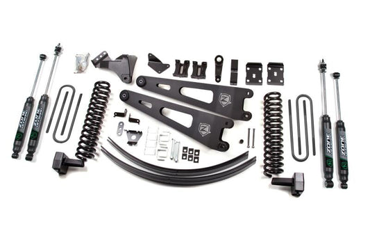 Zone Offroad 11-14 Ford SuperDuty 6in Gas w/Overload