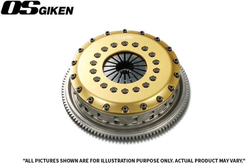 OS Giken Toyota Supra JZA80 2JZ-GTE w/ 24t Nissan Spline (Z34 Style) Hub TR Series Twin Plate Clutch