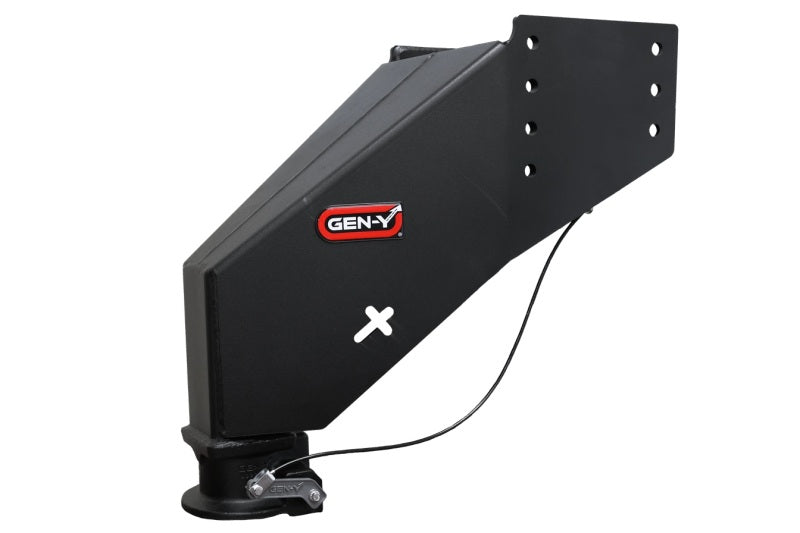 Gen-Y Nomad Static 5th Wheel to Gooseneck - 6.5K TW 30K Tow - Texture Black (Rhino Frames)