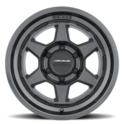 Method MR708 Bead Grip 17x9 / -38mm Offset / 5x4.5 / 83mm CB - Gloss Titanium