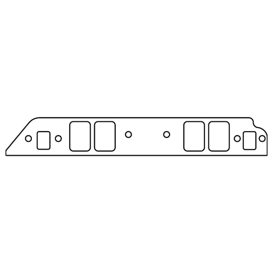 Cometic Chevy Gen-4 BB V8 Intake Mani Gasket .060in Fiber-1.750in X 2.500in Rectangular Port-20 Pack