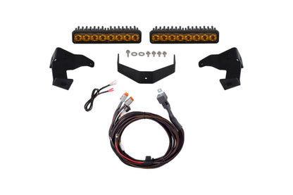 Diode Dynamics 2024-2026 Toyota Tacoma Stealth Lightbar SS10 Sport Yellow Combo 3000K