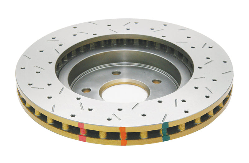 DBA 8/98+ Nissan Skyline R34 GTT Front Cross Drilled Slotted 4000 Series Rotor