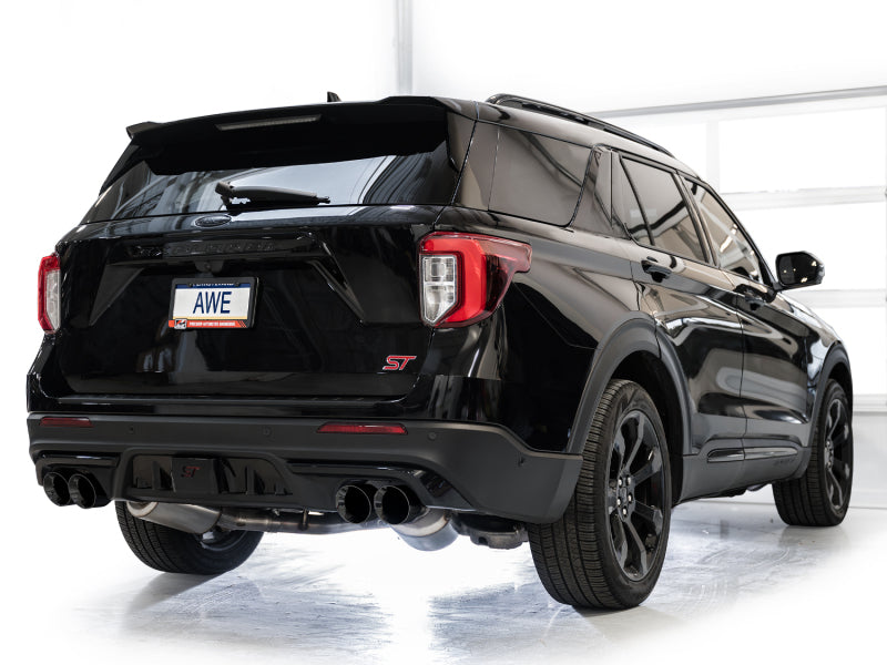 AWE Tuning 20-25 (Only Certain 2026 Models) Ford Explorer ST Touring Ed. Exhaust w/Diamond Blk Tips