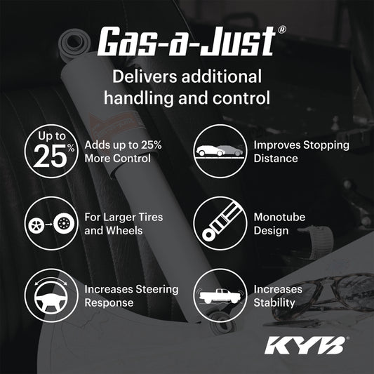 KYB 19-25 RAM 1500 w/ Off Road Susp. (w/o Air Susp. & Ex. Rebel & TRX) Gas-A-Just Gas Shock - Rear