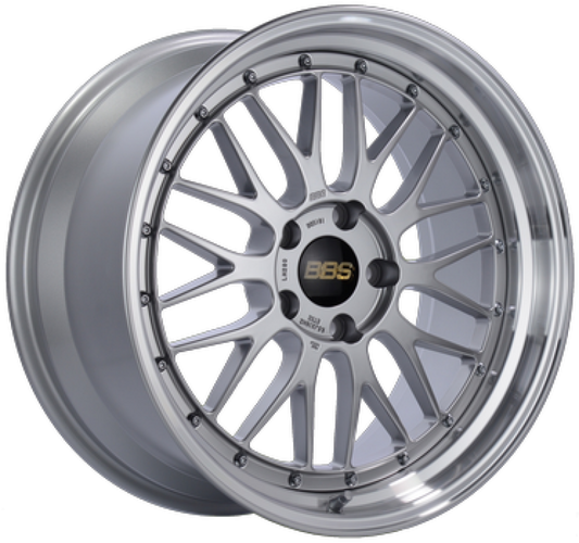 BBS LM 19x10 5x130 ET45 CB 71.6 Diamond Silver Center/Machined Lip Wheel