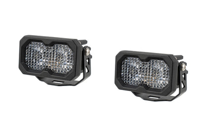 Diode Dynamics C2 2.0 Pro White Flood Standard ABL (pair)