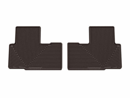 WeatherTech 2026 Honda Passport 2nd Row Rear All-Weather Floor Mats - Cocoa