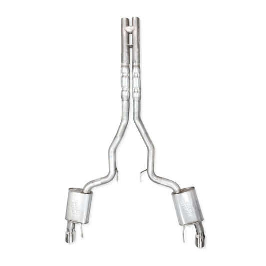 Stainless Works 2024 Mustang GT Catback Dual Tips Legend Sound H-Pipe Factory Connect Exhaust