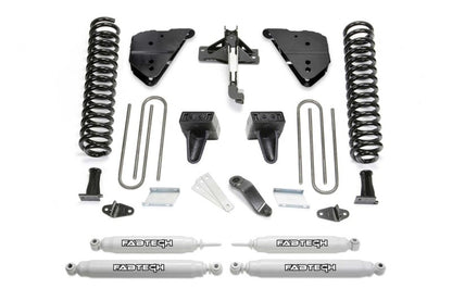 Fabtech 23-24 Ford F250/350 4WD Diesel 4in Basic System w/ Performance Shocks