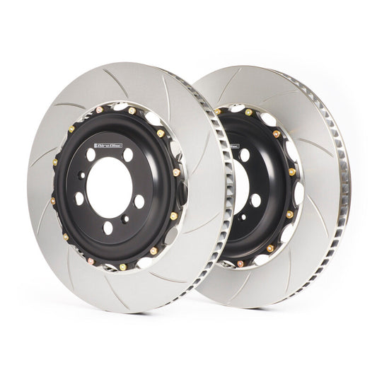 GiroDisc 2020+ BMW M3/M4 (G80/G82/G83 w/Carbon Ceramic Brakes) 2-Piece 400mm Slotted Front Rotors